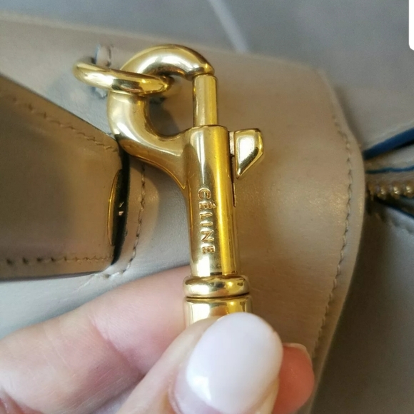 Celine Mini Belt Bag Light Taupe with Blue Piping - Picture 8 of 8